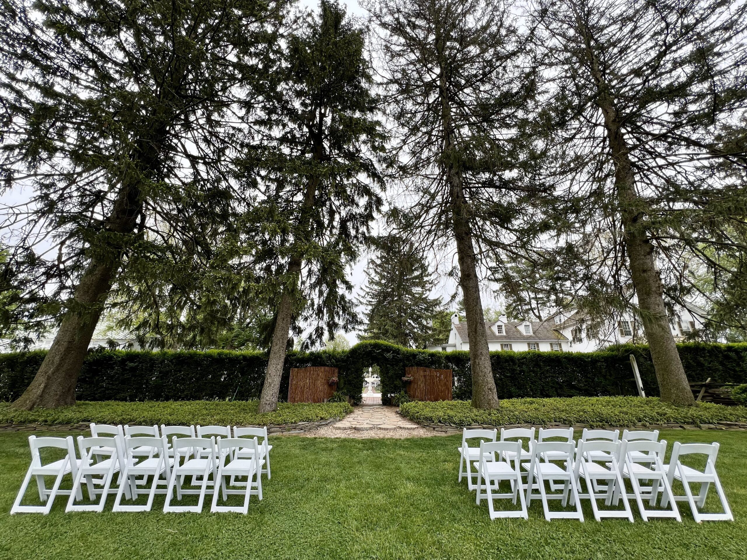 Woodland-Ceremony-at-White-Chimneys-Estate-Gap-PA-Wedding-1